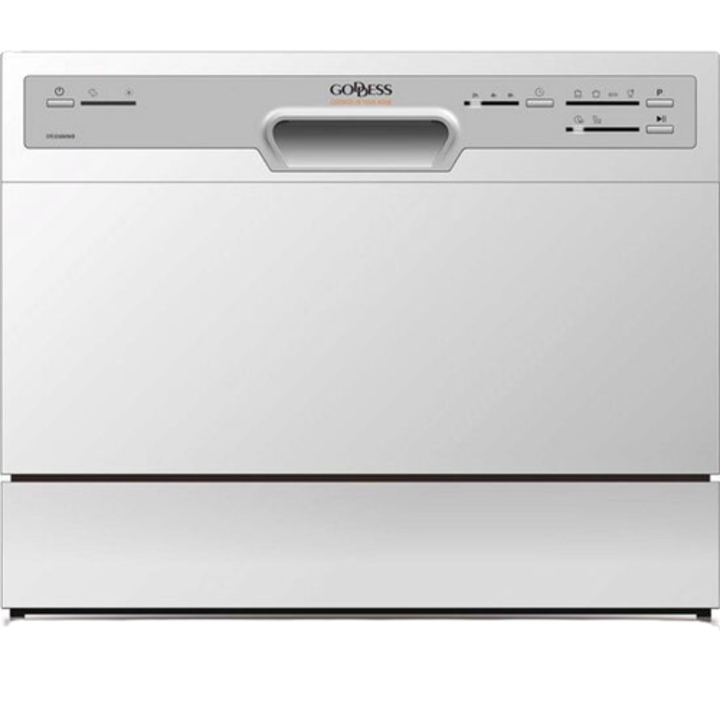 Masina de spalat vase Goddess, DTC656MW8F, 6 programe, 7 l, 49dB, clasa F, Alb