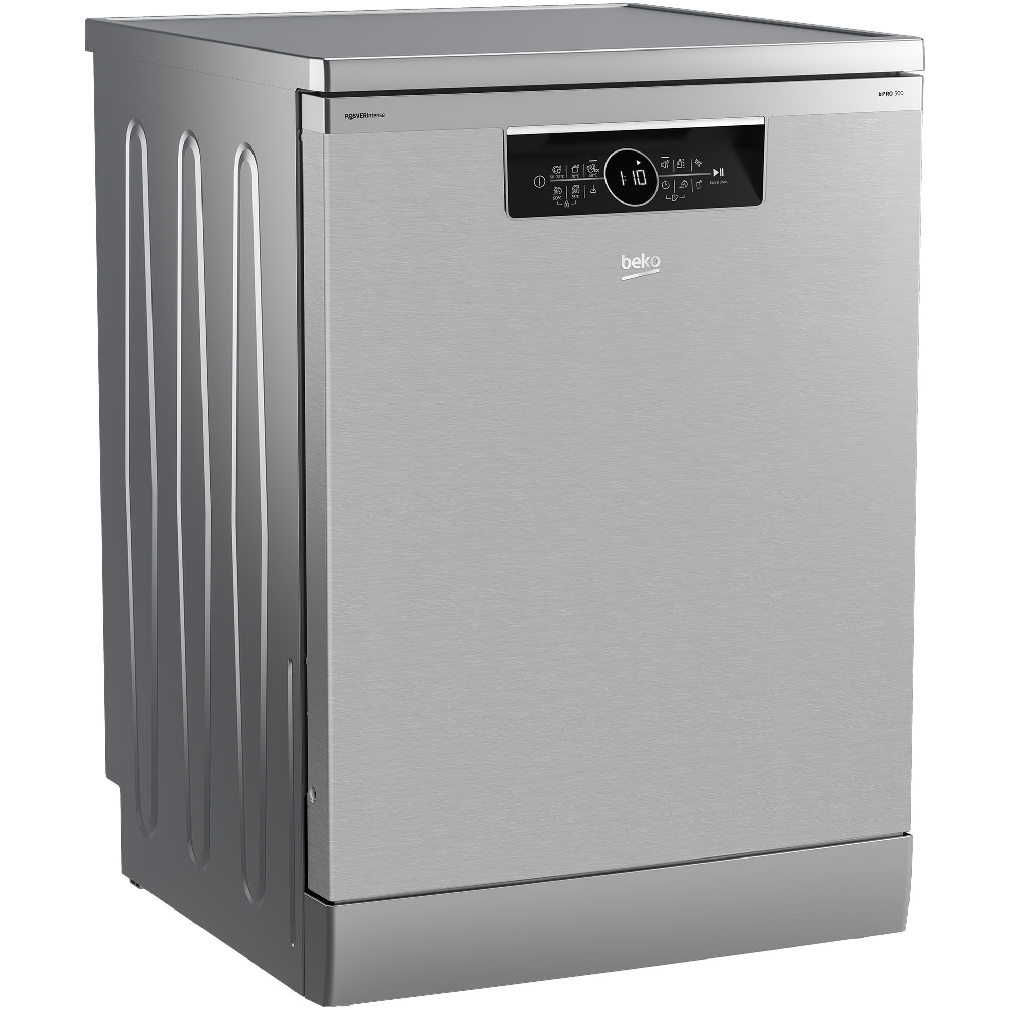 Masina de spalat vase BEKO BDFN36541XAWP, 15 seturi, clasa energetica C , Auto Dose, pornire intarziata, Home Whiz -Wi-Fi, Sennsor Adapt 11 programe spalare