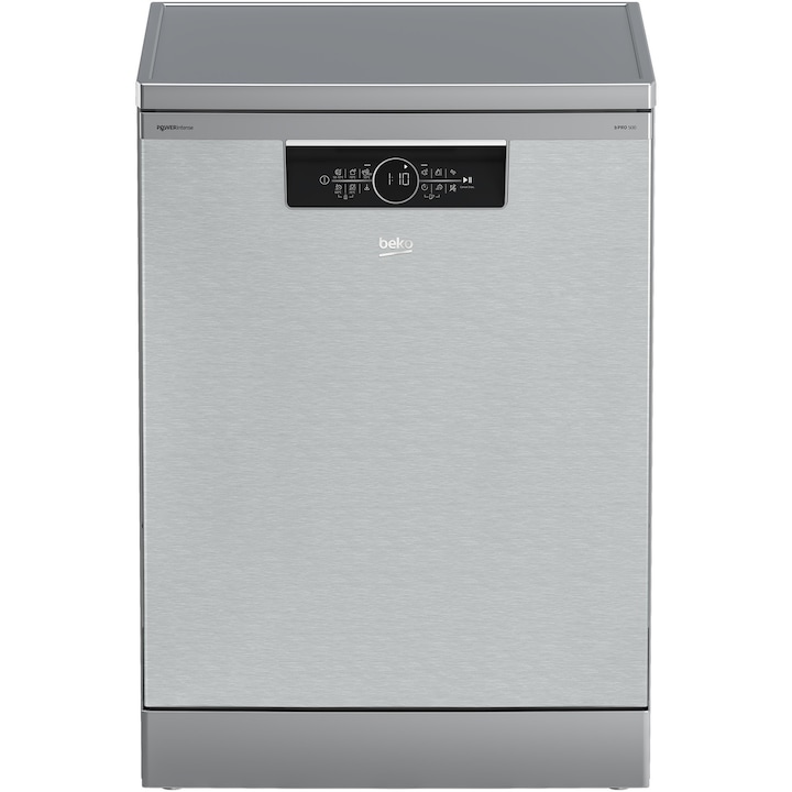Masina de spalat vase BEKO BDFN36541XAWP, 15 seturi, clasa energetica C , Auto Dose, pornire intarziata, Home Whiz -Wi-Fi, Sennsor Adapt 11 programe spalare