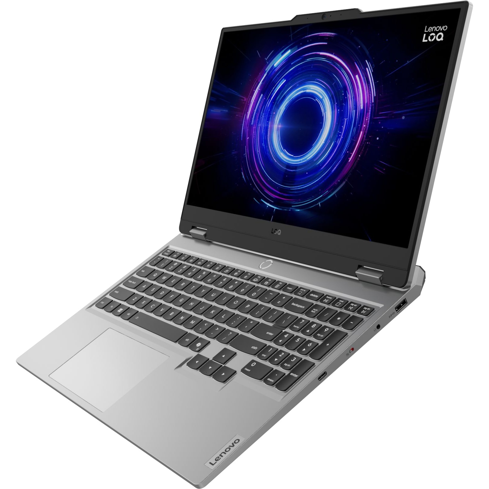 Laptop Lenovo LOQ 15IRX10, 83JE00ACBM, 15.6", Intel Core i7-13650HX (14-core), NVIDIA GeForce RTX 5070 (8GB GDDR7), 24GB 4800MHz (2x12GB) DDR5, Gri