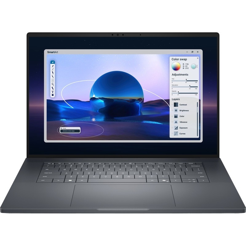 Laptop Dell Pro Max 16 Premium MA16250 Procesor Intel® Core™ Ultra 9 285H 24M Cache, up to 5.40 GHz, 16" FHD+ 120Hz VRR, 64GB LPDDR5X, 1TB SSD, RTX PRO 2000 Blackwell @8GB, Windows 11 Pro, Negru/Gri