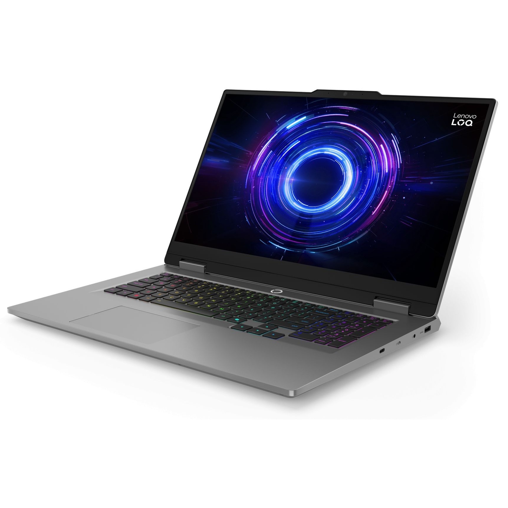 Laptop Lenovo LOQ 17IRX10, 83JH008XBM, 17.3", Intel Core i7-13700HX (16-core), NVIDIA GeForce RTX 5060 (8GB GDDR7), 32GB 4800MHz (2x16GB) DDR5, Gri