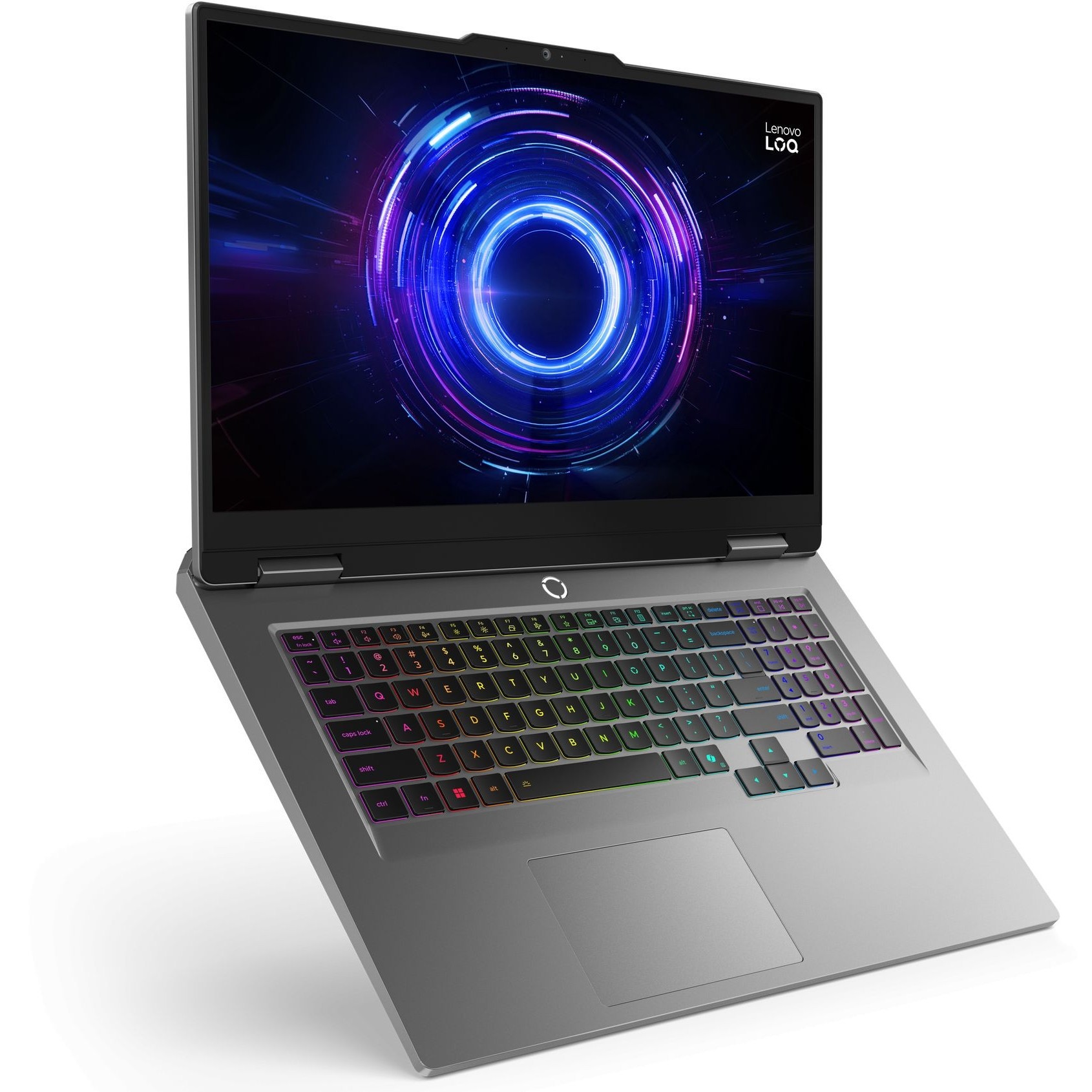 Laptop Lenovo LOQ 17IRX10, 83JH008XBM, 17.3", Intel Core i7-13700HX (16-core), NVIDIA GeForce RTX 5060 (8GB GDDR7), 32GB 4800MHz (2x16GB) DDR5, Gri