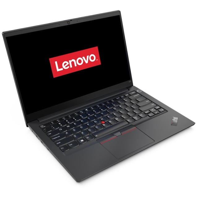 Laptop ultraportabil Lenovo ThinkPad E14 Gen 2 cu procesor AMD Ryzen 5 4500U, 14", Full HD, 16GB, 512GB SSD, AMD Radeon Graphics, No OS, Black