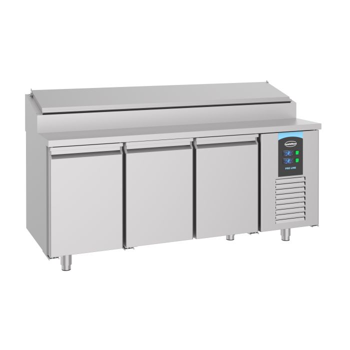 Banc de lucru, Saladeta 3 usi 10x 1/3GN, CombiSteel