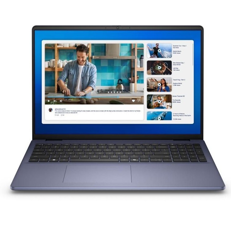 Laptop Dell 16 DC16251, 16 inch 1920 x 1200, Intel 150U 10 C / 12 T, 1.8 GHz - 5.4 GHz, 12 MB cache, 55 W, 32 GB RAM, 1 TB SSD, Intel Graphics, Windows 11 Pro