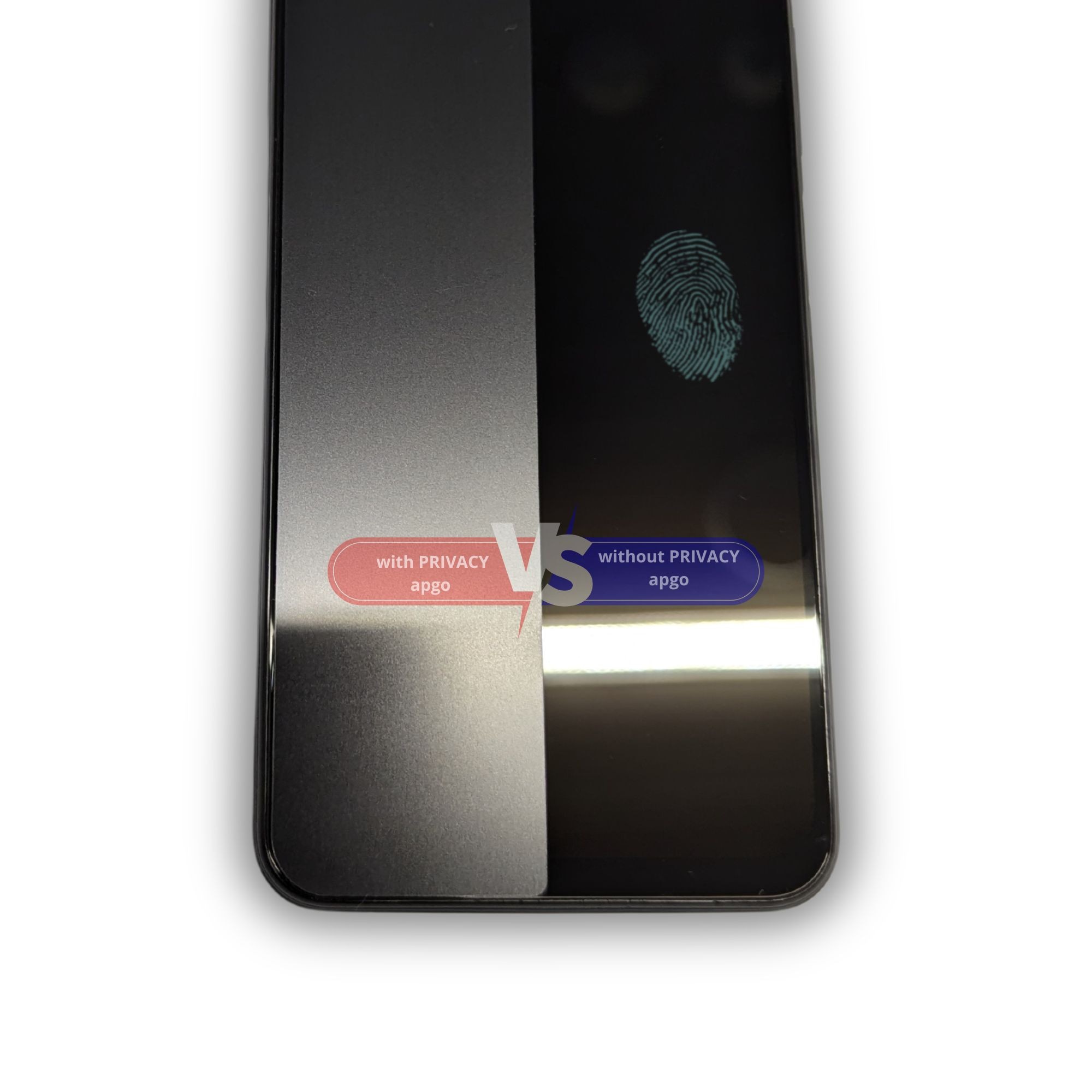 Sticla de protectie PRIVACY apgo pentru Oppo Reno13 Pro 5G – sticla hibrid, full glue, flexible glass