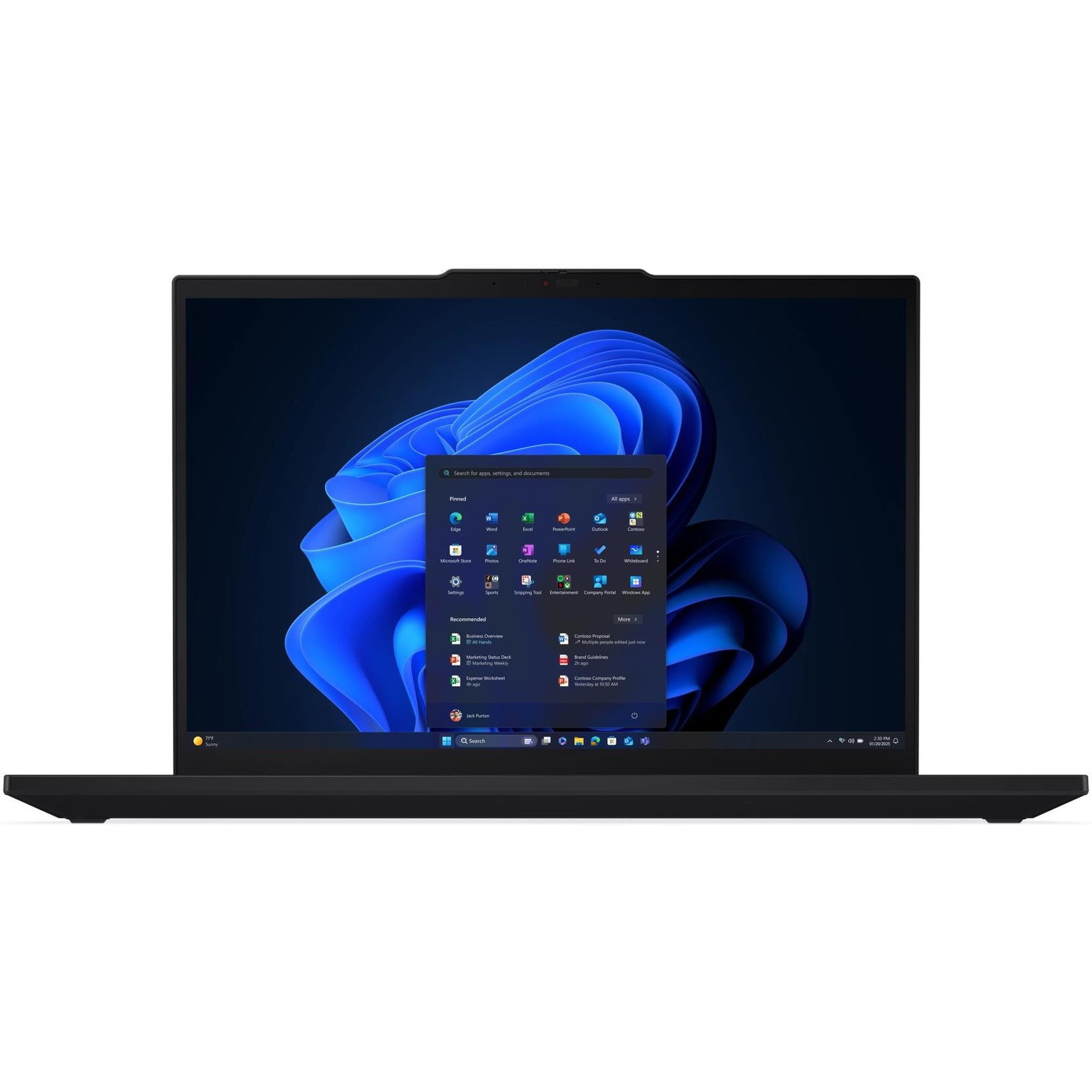 Laptop Lenovo ThinkPad T16 Gen 4 (Intel) cu procesor Intel® Core Ultra 7 255U pana la 5.20 GHz, 16" WUXGA IPS, 64GB RAM, 1TB SSD, Intel® Graphics, Windows® 11 Pro
