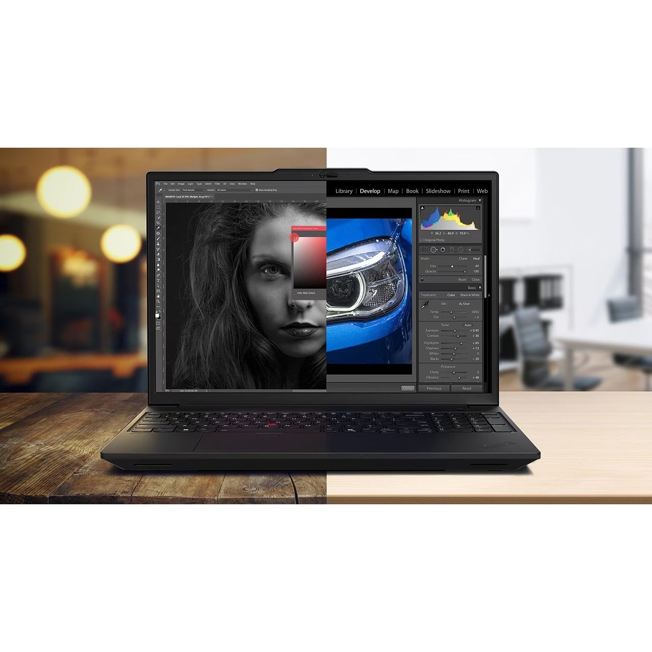 Laptop Lenovo ThinkPad P16s Gen 3 Intel Core Ultra 7 155H, 16GB DDR5, SSD 512GB, NVIDIA RTX 500, ecran 16” WUXGA – statie mobila AI-Ready pentru performanta profesionala