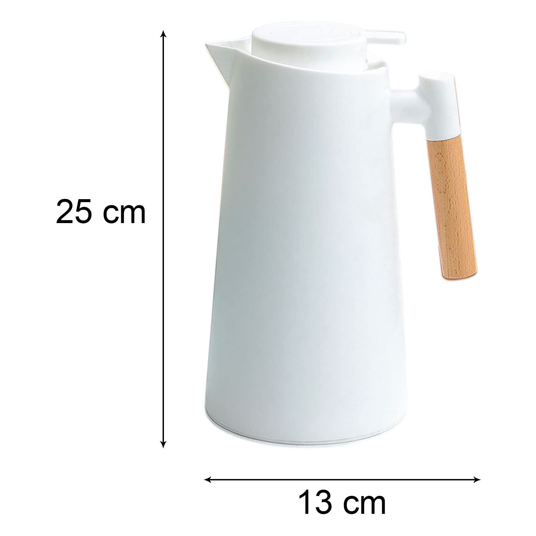 Cafetiera, 1L, alb, izolatie vidata