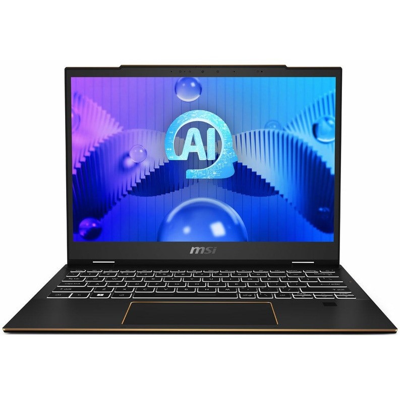 Laptop MSI Summit E13 AI Evo A1MTG cu procesor Intel® Core™ Ultra 7-155H pana la 4.8 GHz, 13.3", Full HD+, IPS, 32GB DDR5, 1TB SSD, Intel® Arc™ graphics, Windows 11 Pro, Black