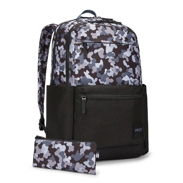 Rucsac laptop, Case Logic, Campus Uplink, 26L, compartimentat, negru camuflaj, 33x4x49cm