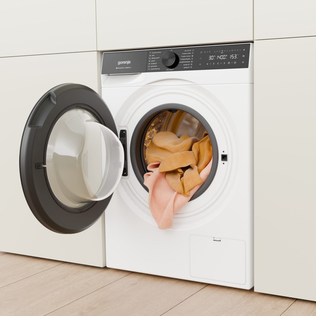 Mașină de spălat Gorenje WG694A11, Wi-Fi, 9 kg, 1400 rpm, Clasa energetică A
