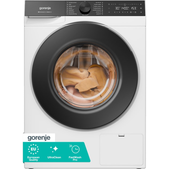 Mașină de spălat Gorenje WG694A11, Wi-Fi, 9 kg, 1400 rpm, Clasa energetică A