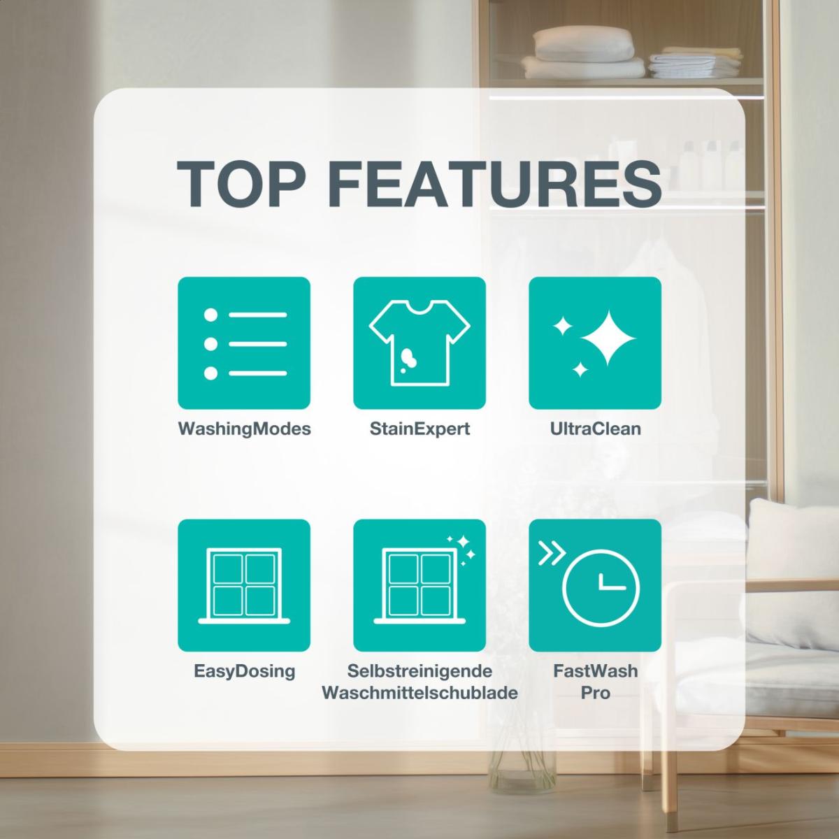 Mașină de spălat Gorenje WG694A11, Wi-Fi, 9 kg, 1400 rpm, Clasa energetică A