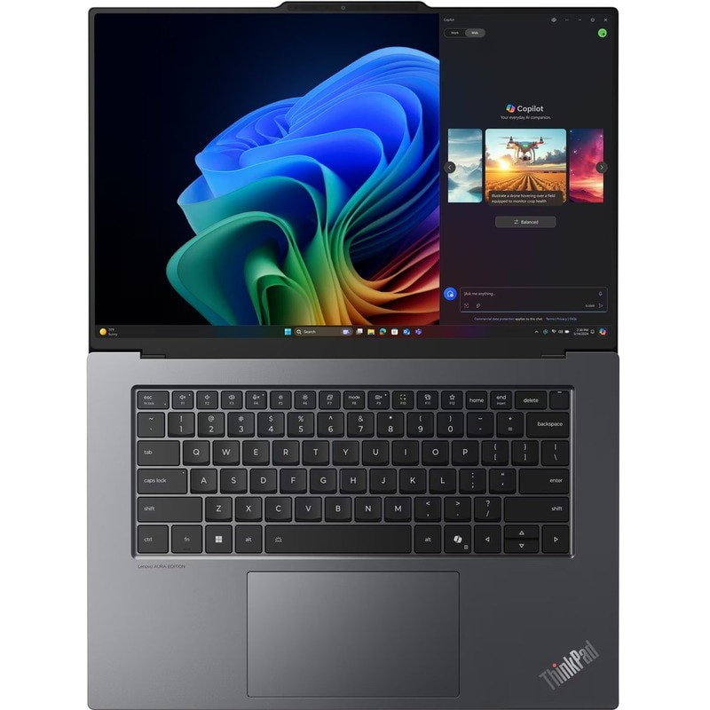 Laptop Lenovo ThinkPad X9-15 Gen 1 Procesor Intel® Core™ Ultra 7 258V 12M Cache, up to 4.80 GHz 15.3" 2.8K Touch 120Hz, 32GB LPDDR5X, 2TB SSD, Intel Arc 140V Graphics, Windows 11 Pro, Gri