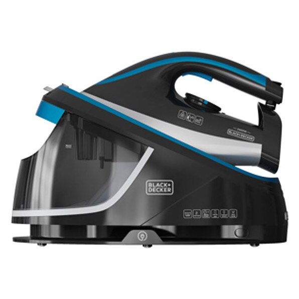 Generator de aburi Black Decker BXSS2401E, 2400W, rezervor 1,5l, ceramica, negru