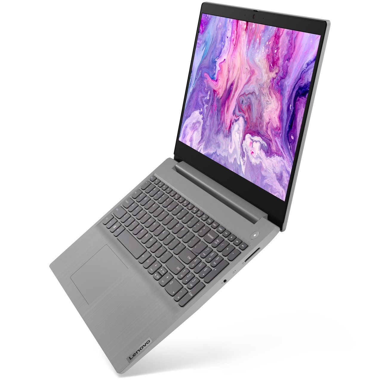 Laptop Lenovo IdeaPad 3 15IIL05 cu procesor Intel Core i3-1005G1 pana la 3.40 GHz, 15.6", Full HD, 8GB, 512GB SSD, Intel UHD Graphics, Free DOS, Platinum Grey