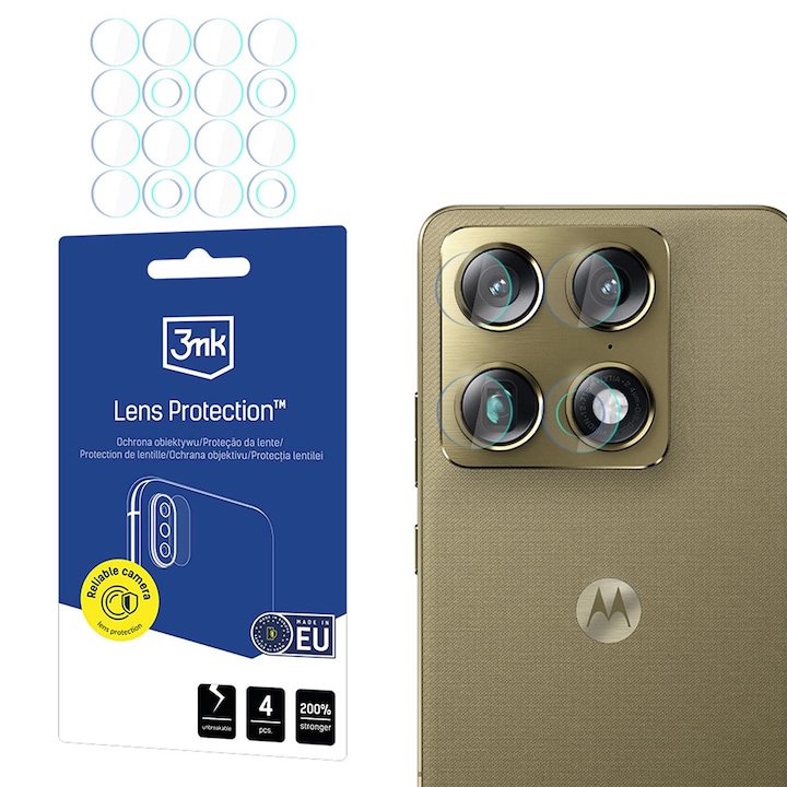 Folie pentru Motorola Signature (set 4) - 3mk Lens Protection - Clear