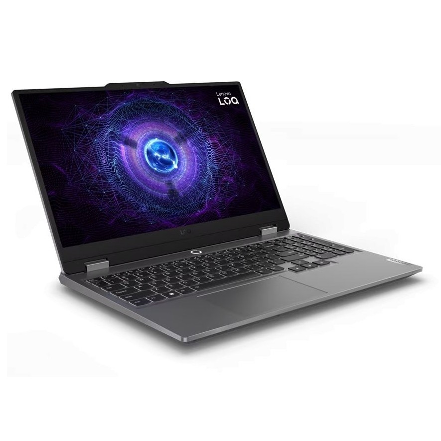 Laptop Lenovo LOQ 15IRX10, 15.6" FHD 1920x1080 IPS 300nits 144Hz, Intel Core i5-13450HX 10-core, 16 GB DDR5, 2 x 2TB SSD m2 PCIe, NVIDIA GeForce RTX 5060 8GB GDDR7, Windows 11 Home, 2.40 kg Luna Grey
