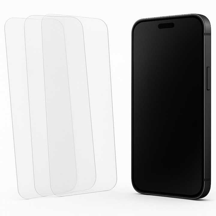 Set 3 Buc. Folie Display Transparenta pentru ZTE nubia Air, protectie Infinity Enterprise - SIlver pentru ecran telefon Fata din Hydrogel, Flexibil, lipire Completa, Silicon, Set complet pentru Instalare usoara