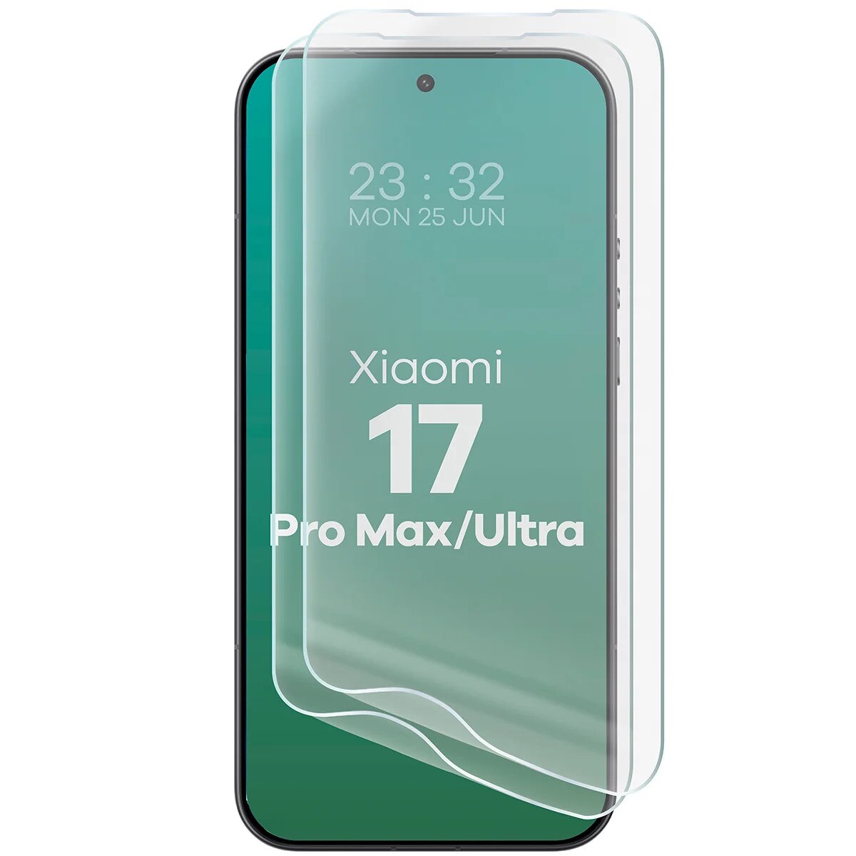 Set 2 Hidrogel folie Bizon Film Hydrogel Front Duo pentru Xiaomi 17 Ultra / 17 Pro Max