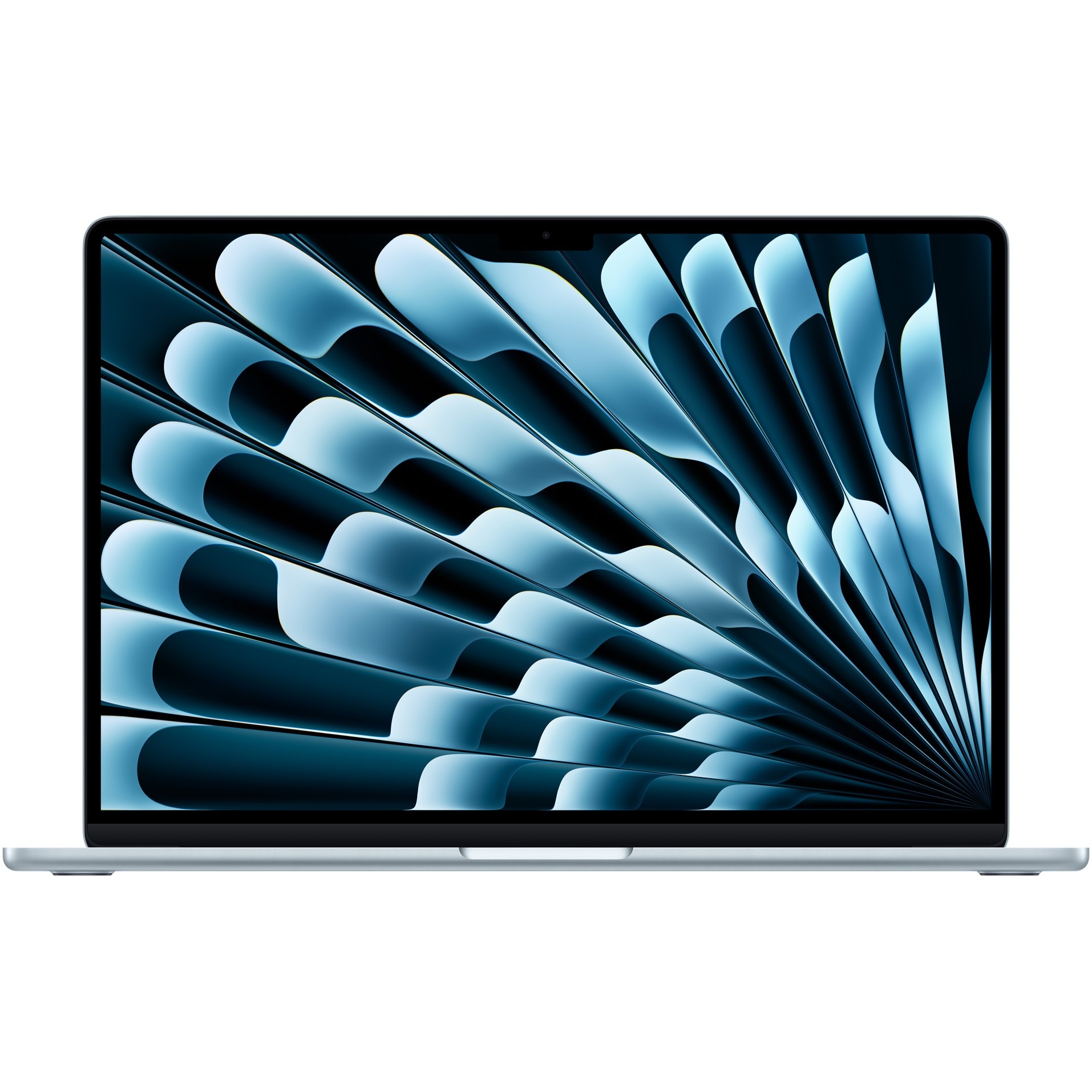 Laptop Apple MacBook Air 15.3", cu procesor Apple M4, 10 nuclee CPU si 10 nuclee GPU, 16 GB RAM, 1TB SSD, Sky Blue, Tastatura internationala