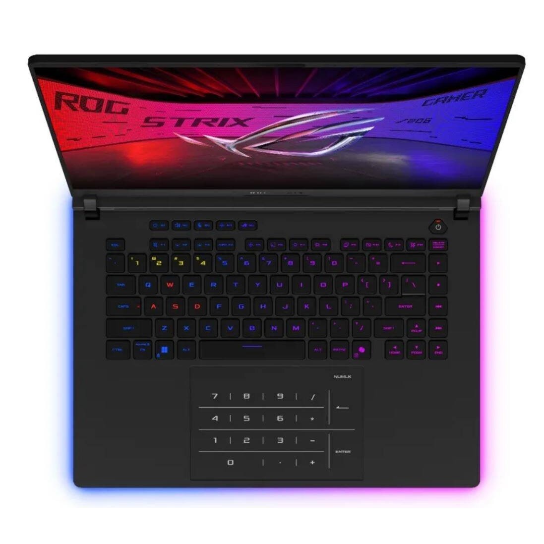 Laptop ASUS ROG Strix G16 2.5K 16 inch Intel Core Ultra 7 255HX 32GB 2TB SSD RTX 5070 Ti Windows 11 Home Black