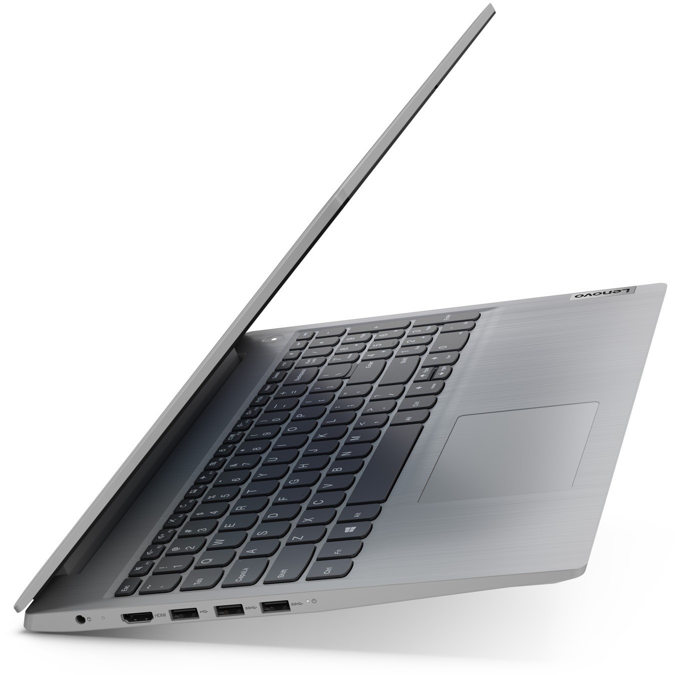 Laptop Lenovo IdeaPad 3 15ADA05 cu procesor AMD Athlon Silver 3050U pana la 3.20 GHz, 15.6", Full HD, 8GB, 500GB SSD, AMD Radeon Graphics, Free DOS, Platinum Grey