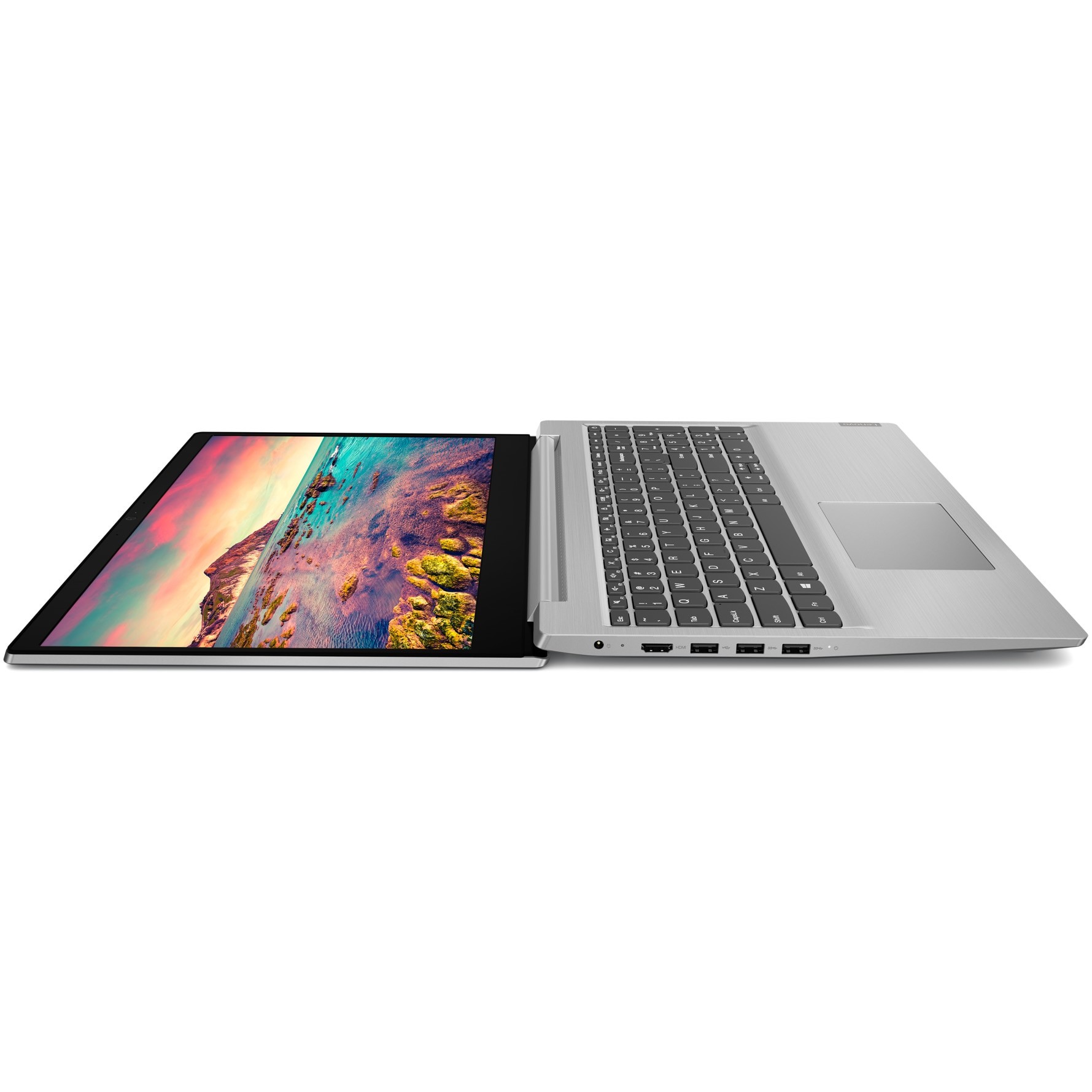 Laptop Lenovo ideapad S145-15IIL cu procesor Intel® Core™ i5-1035G1, 15.6" Full HD, 8GB, 128GB SSD, Intel® UHD Graphics, FreeDOS, Platinum Grey