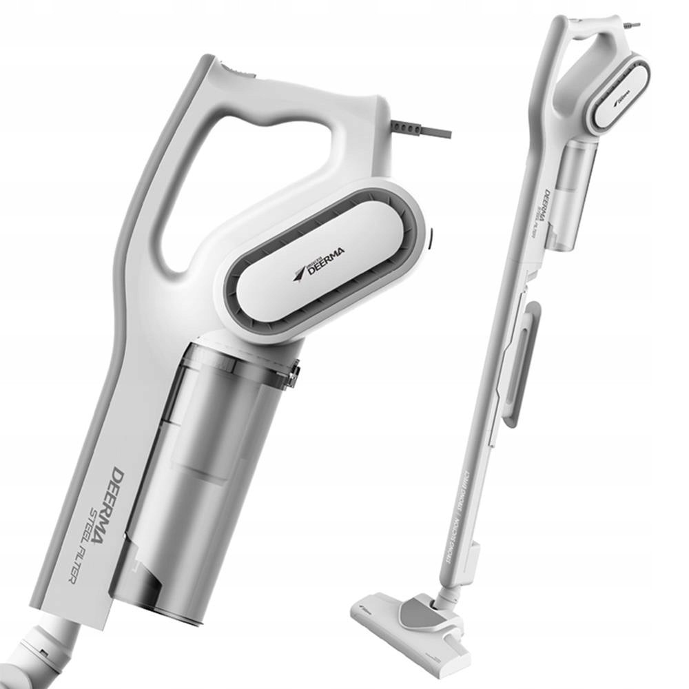 Aspirator vertical Deerma DX700, 600W, alb, 0.8l, 4.5m cablu