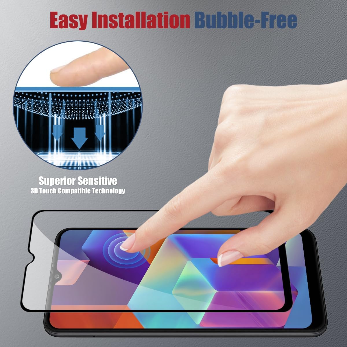 Set 5 Folie de protectie ecran exterior din sticla pentru Xiaomi Redmi 10C / 12C, Ultra HD, Anti Zgarieturi, Anti Socuri, Vanaxalife®