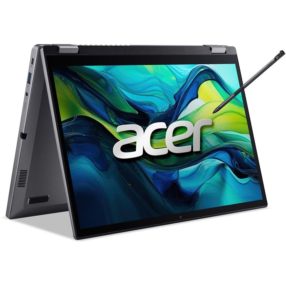 Laptop 2 in 1 ACER Aspire Spin 14 ASP14-51MTN-79TB, Intel Core 7 150U pana la 5.4GHz, 14" WUXGA Touch, 16GB, SSD 1TB, Intel Graphics, Windows 11 Home, Gri