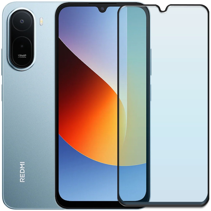 Folie din sticla securizata pentru Xiaomi Redmi A7 Pro (4G), HAMSTERBOX Glass Shield, Protectie completa ecran, Full face, Aplicare rapida, Case Friendly, Transparenta