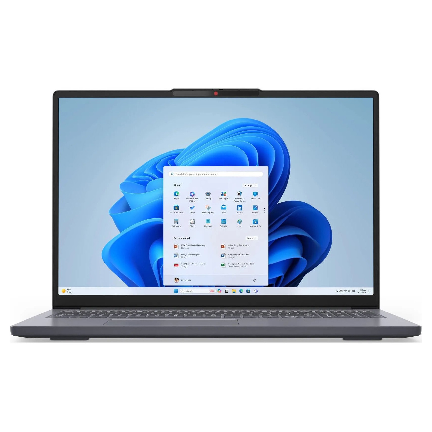 Laptop Lenovo IdeaPad Slim 3 16AHP10, 83KB002UBM, 16", AMD Ryzen 7 8840HS (8 nuclee), AMD Radeon 780M, 24GB 5600MHz (1x8GB onboard) DDR5, Gri