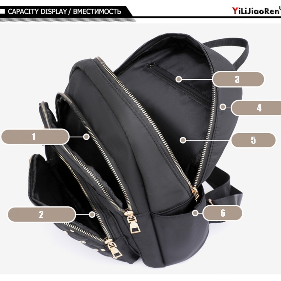 Rucsac dama Delis, Adania GT2023, Negru
