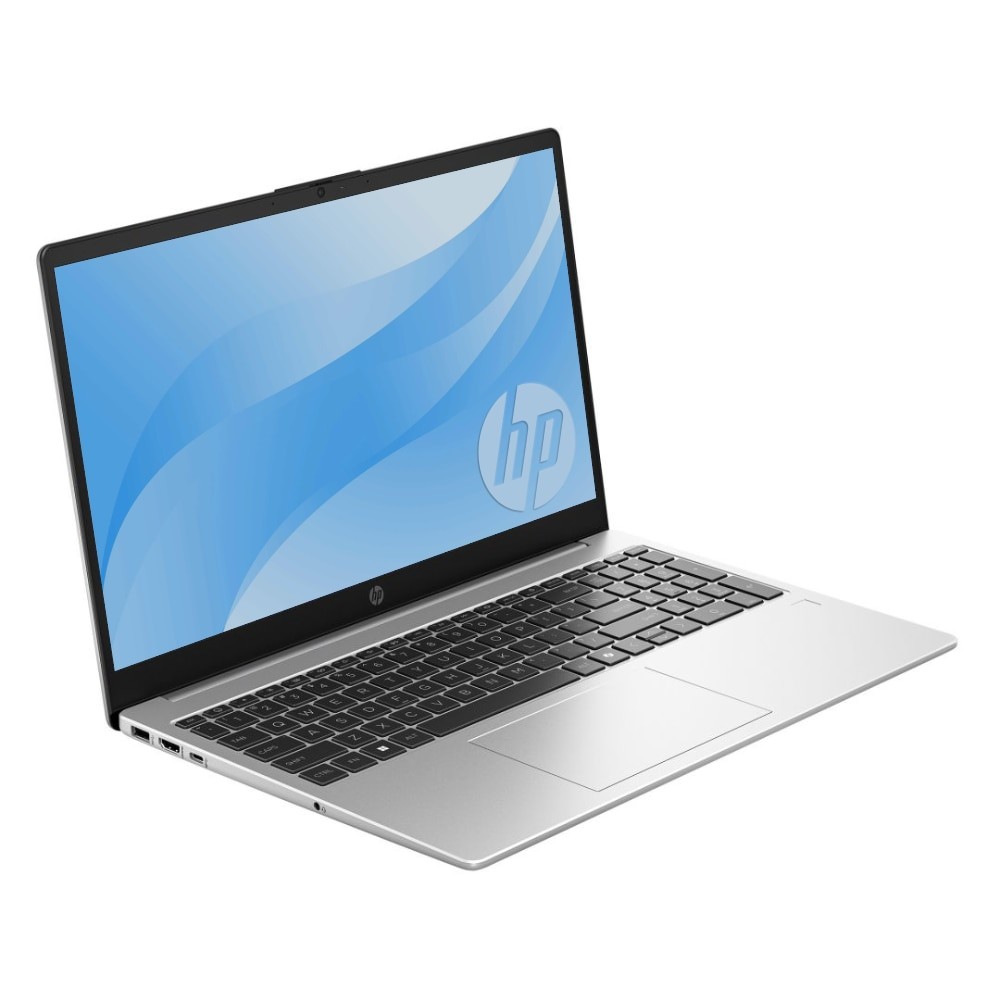 Laptop HP 250R G10, Intel Core 5 120U, 16GB Memory, 4000GB SSD, 15.6" FullHD, Silver, Hungarian Layout, Windows 11 Pro