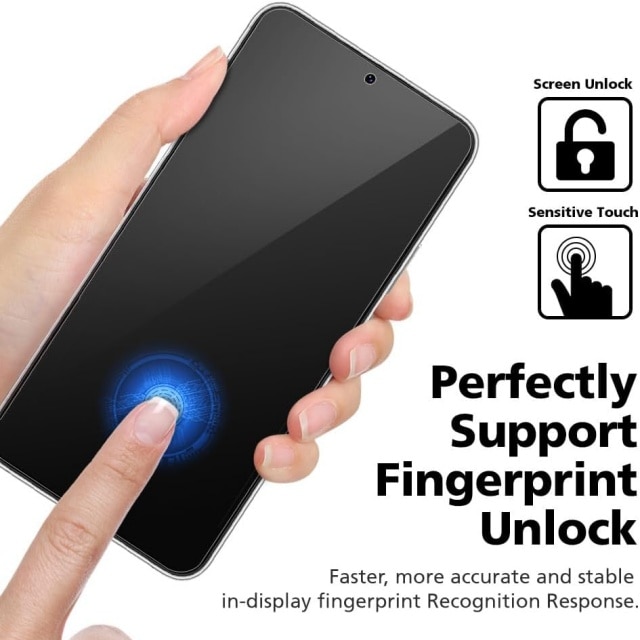 Set 2 folii protectie ecran compatibil cu Samsung Galaxy S26, sticla 9H, antispion, rezistenta zgarieturi