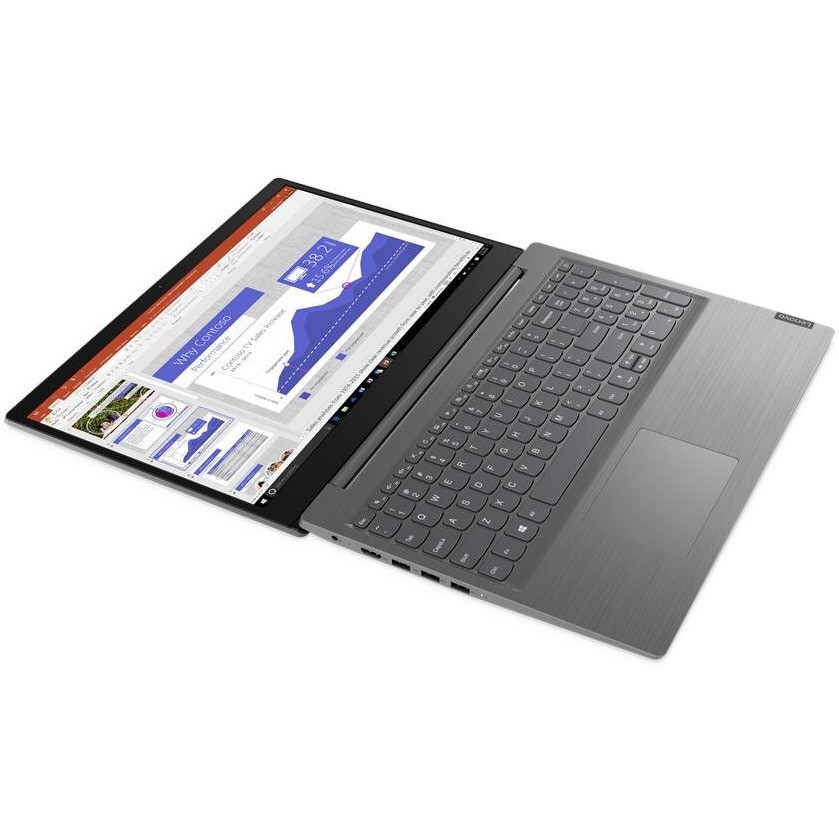 Laptop Lenovo V15-IIL cu procesor Intel Core i3-1005G1 pana la 3.40 GHz, 15.6", Full HD,4GB, 1TB HDD, Intel UHD Graphics, Free DOS, Iron Grey