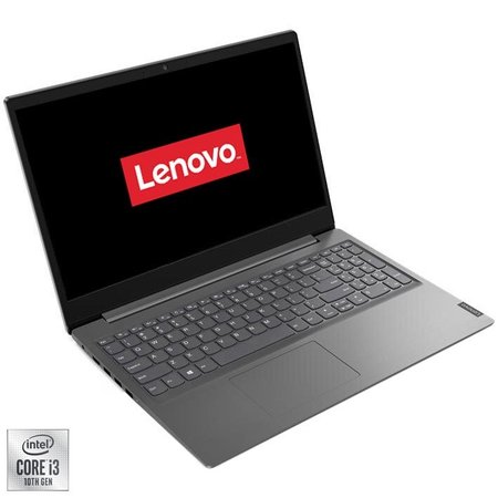 Laptop Lenovo V15-IIL cu procesor Intel Core i3-1005G1 pana la 3.40 GHz, 15.6", Full HD,4GB, 1TB HDD, Intel UHD Graphics, Free DOS, Iron Grey