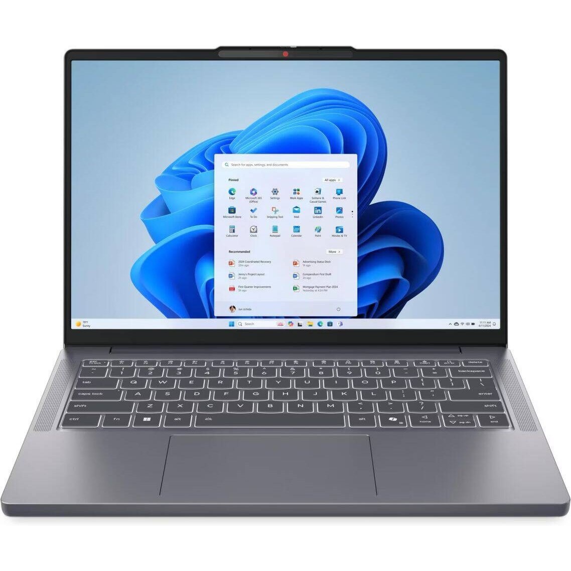 Laptop Lenovo IdeaPad Slim 3 WUXGA 14 inch AMD Ryzen 5 7535HS 16GB 512GB SSD Windows 11 Home Luna Grey