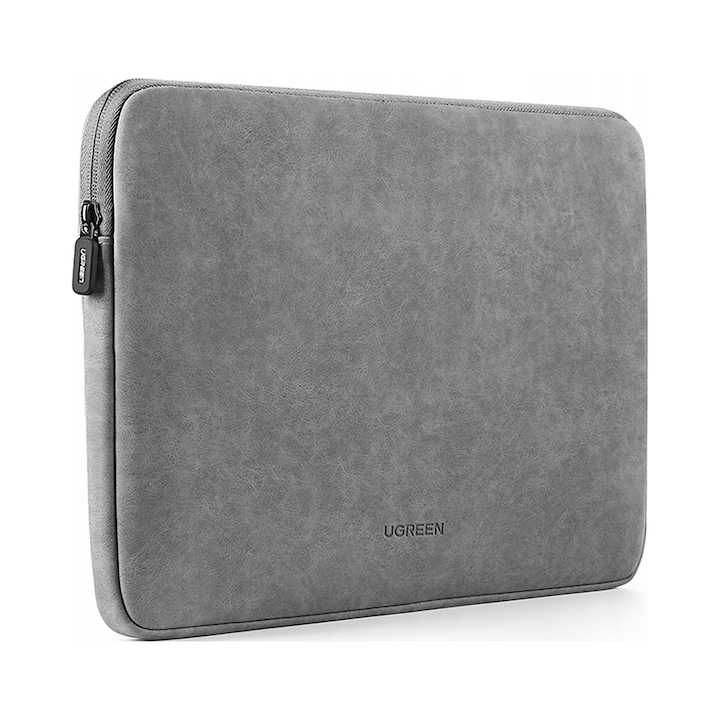 Husa laptop Ugreen LP187 eleganta, protectie dubla, gri, 14-14.9"