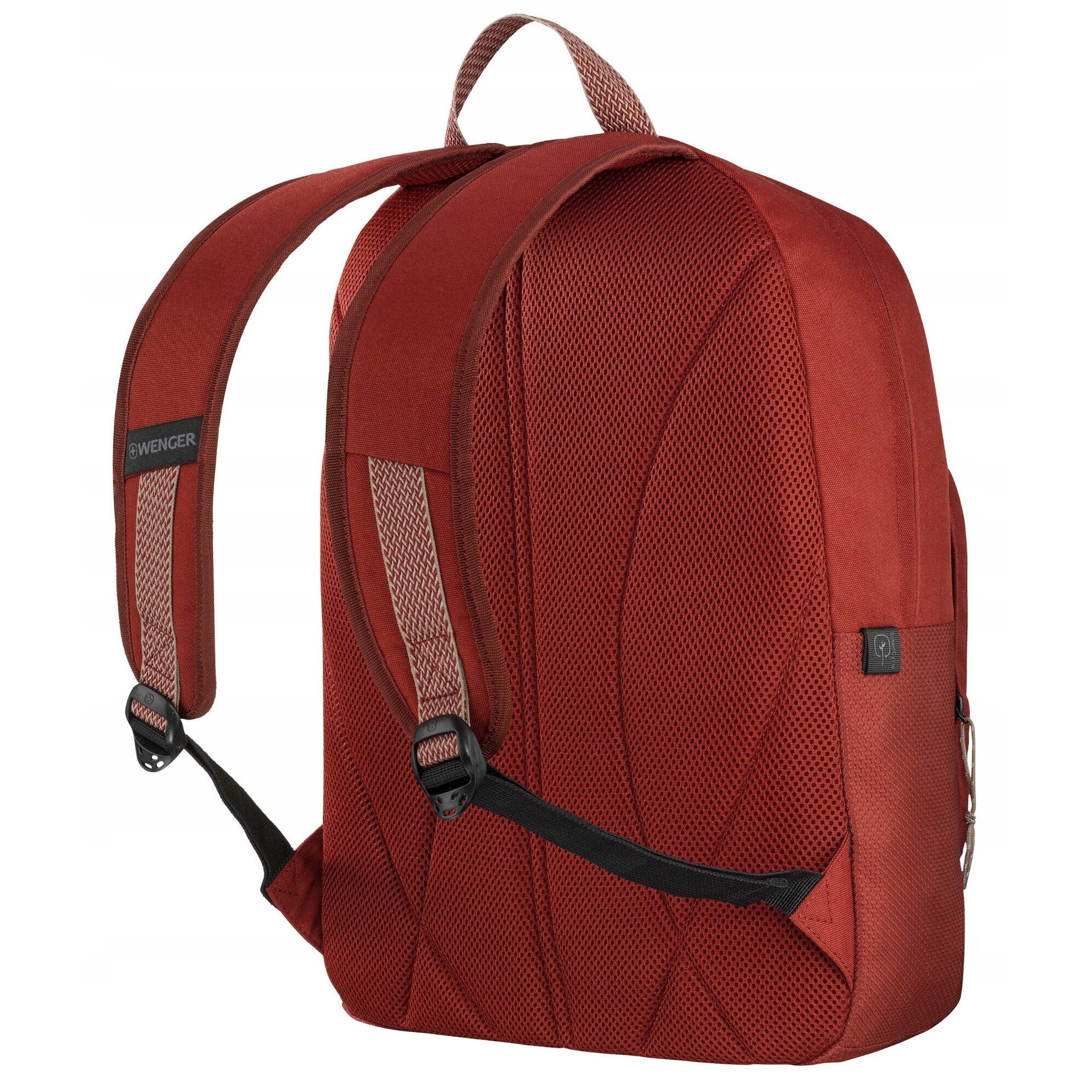Rucsac laptop Wenger Crango 16 inch, rosu, compartiment dedicat laptopului, material reciclabil