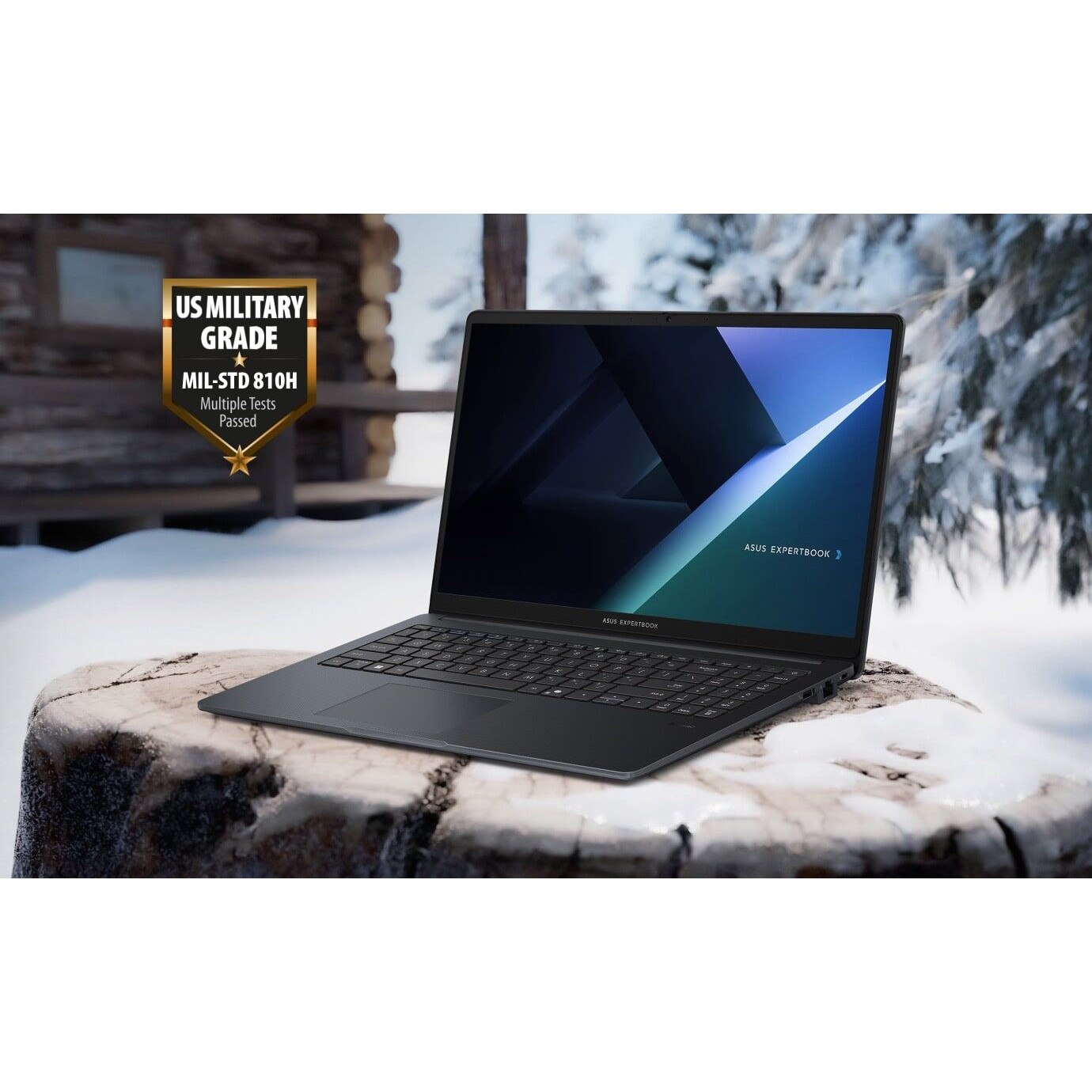 Laptop ASUS ExpertBook B1 B1503CVA, 15.6 inch 1920 x 1080 pixeli, Intel Core 7 150U 10 C / 12 T, 1.8 GHz - 5.40 GHz, 12 MB cache, 55 W, 16 GB DDR5, 1 TB SSD, Intel, Fara sistem de operare, Tastatura English, Negru