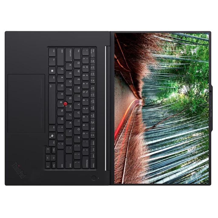 Laptop Lenovo ThinkPad P1 Gen 8 21Q8000BRI, 16 inch 1920 x 1200, Intel Core Ultra 7 265H 16 C / 16 T, 3.5 GHz - 5.3 GHz, 24 MB cache, 45 W, 64 GB LPDDR5X, 1 TB SSD, Nvidia RTX PRO 2000, Windows 11 Pro, Tastatura Romanian / English, Black