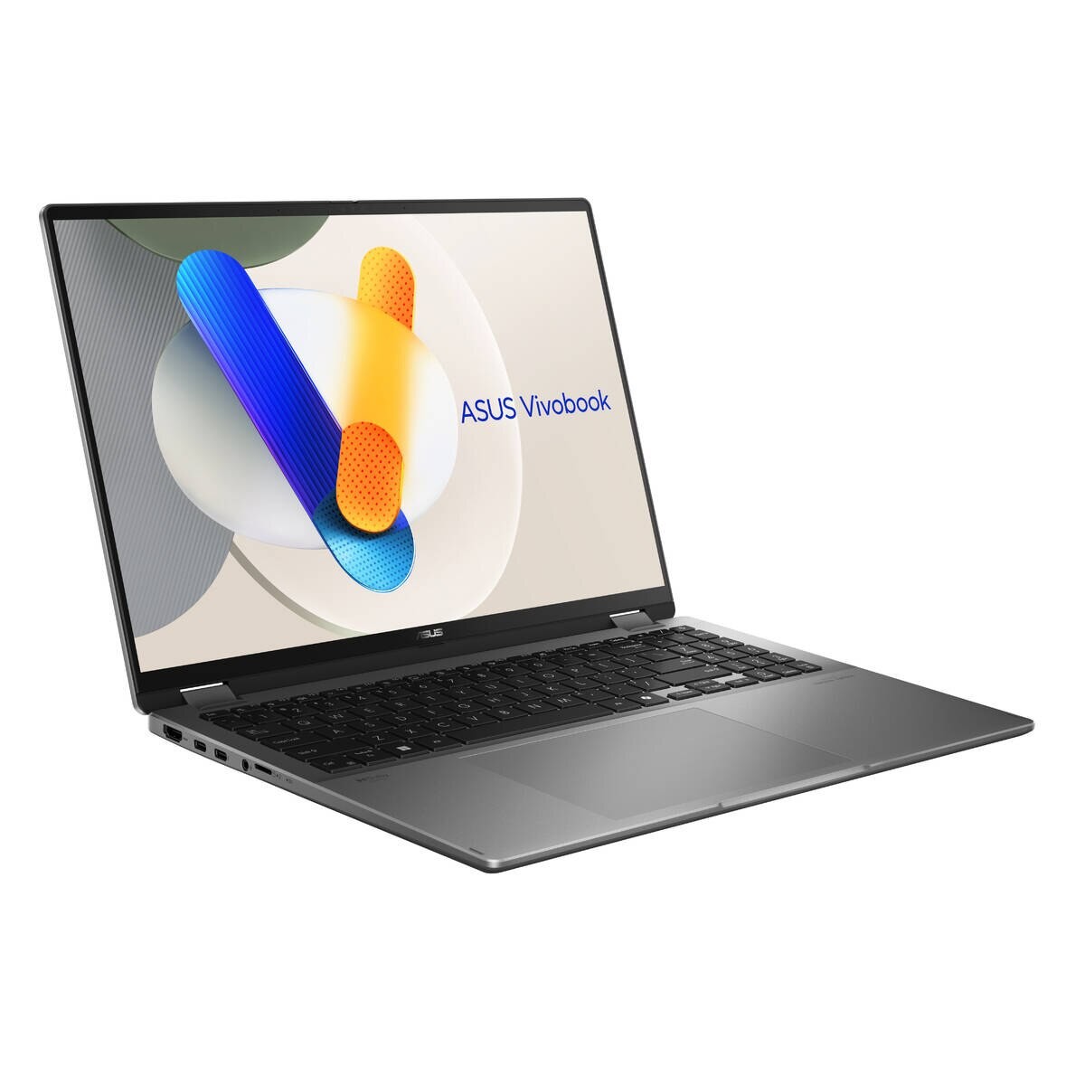 Laptop ASUS Vivobook 16 Flip WQXGA+ 16 inch Intel Core Ultra 7 256V 16GB 1TB SSD Windows 11 Home Matte Gray
