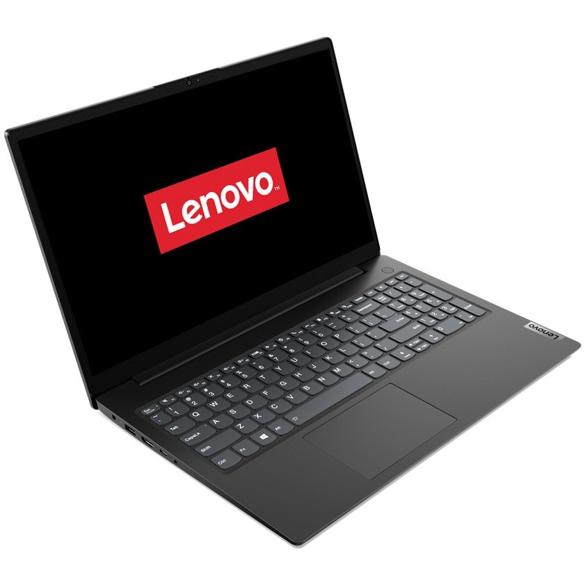 Laptop Lenovo V15 G2 ITL cu procesor Intel® Core™ i7-1165G7 pana la 4.70 GHz , 15.6", Full HD, 8GB, 512GB SSD, Intel Iris Xe Graphics, No OS, Black