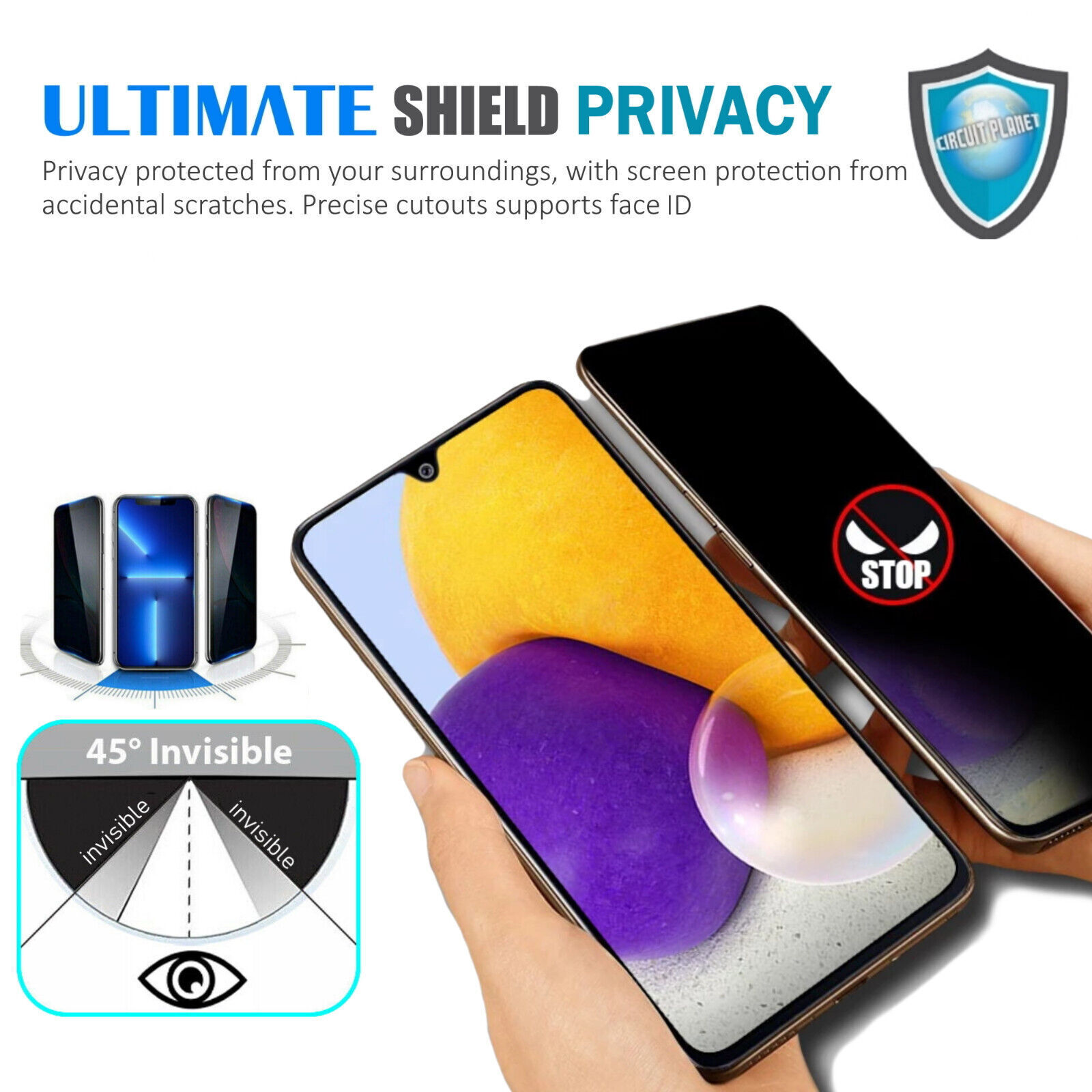 Folie Privacy Compatibila cu Samsung Galaxy A17/ A26, Full Cover, Calitate Premium