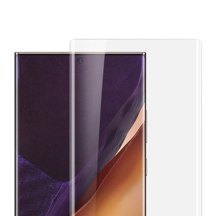 Folie Sticla protectie ecran Cu Gel Nano UV compatibila cu Samsung Galaxy NOTE 20 Ultra, full glue, lipici pe tot ecranul, PlanetPhone
