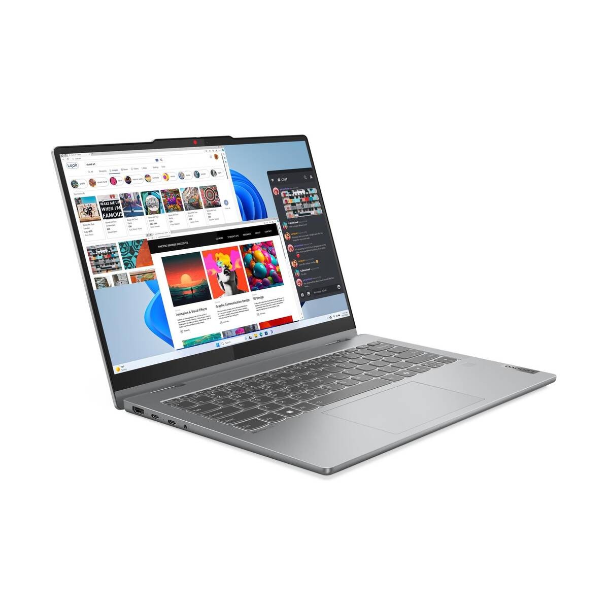 Laptop Lenovo IdeaPad 5 2-in-1 WUXGA 14 inch Intel Core i5-13420H 16GB 512GB SSD Windows 11 Home Luna Grey